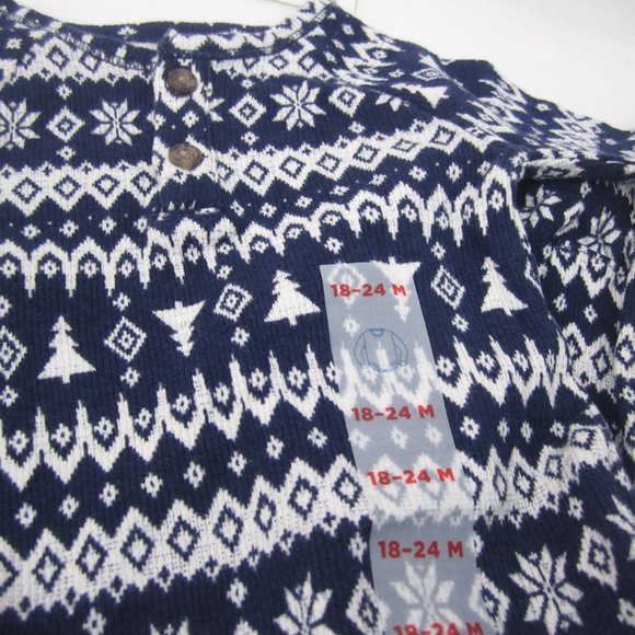 Blue Pajama Set Loungewear size 18-24 months NWT - Picture 9 of 10